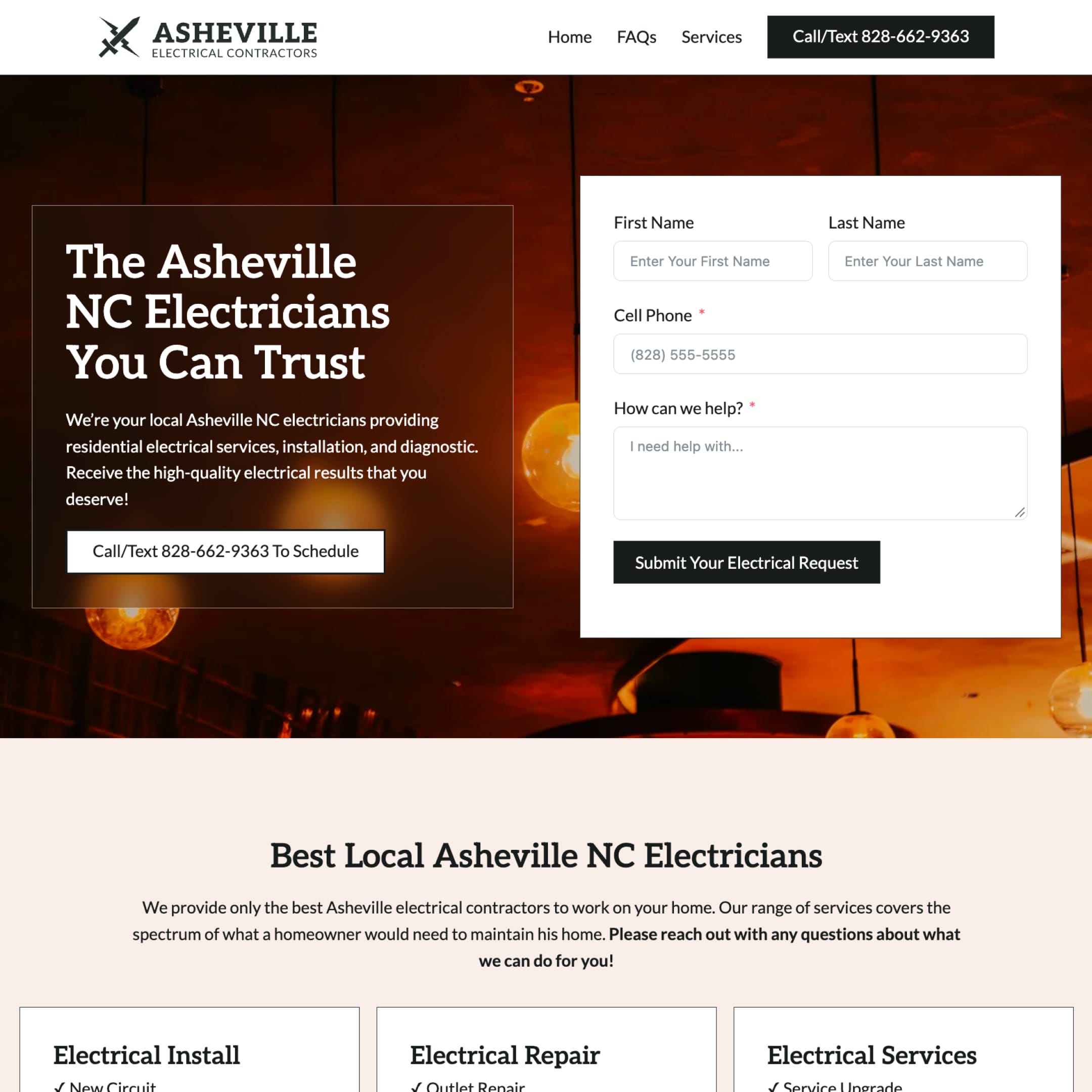 contractor website design agency image