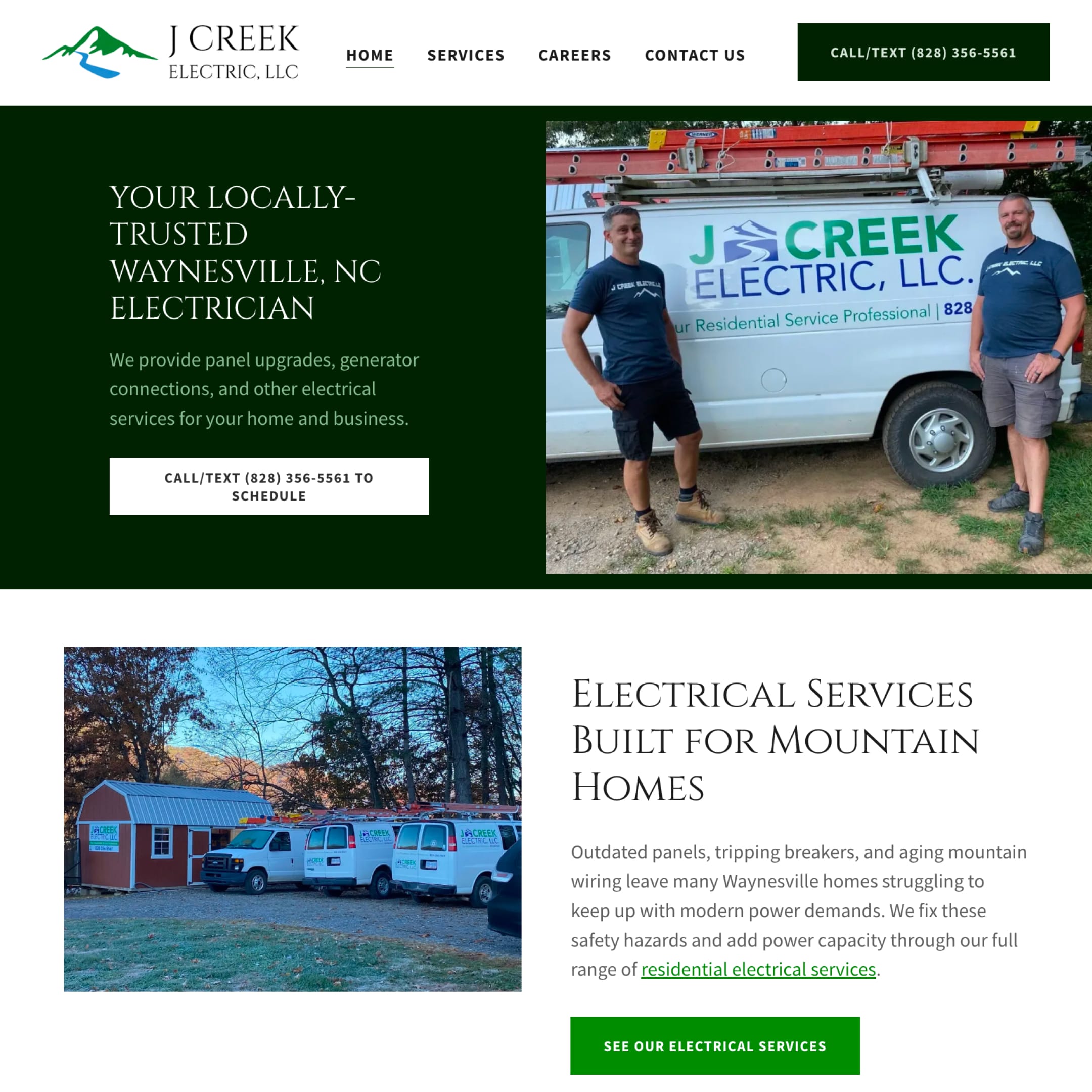 home service website design image1